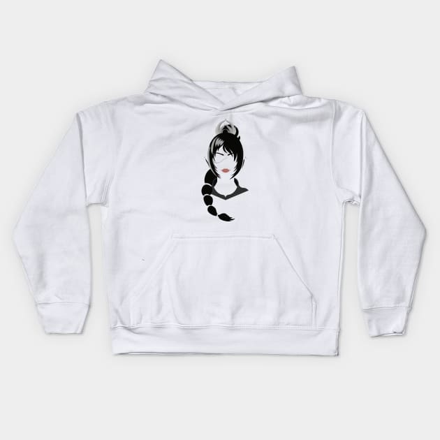 Shadowheart v3 - Baldurs Gate 3 Kids Hoodie by An_dre 2B